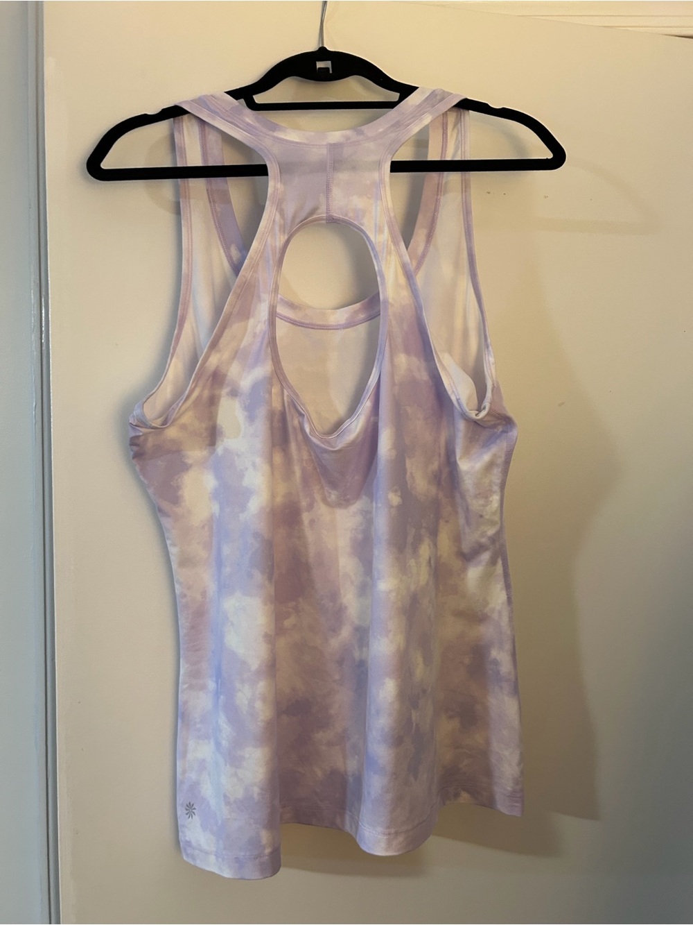 Athleta Lavender Tie-Dye Racerback Tank